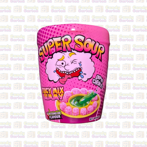 سوبر سور جمي جل حامض نكهة البطيخ 96 جرام super sou...