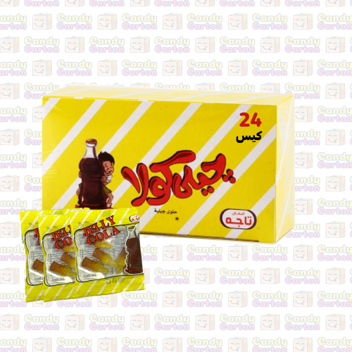جيلي كولا تاجه الاصلية القديمة حلويات زمان عبوة 24...