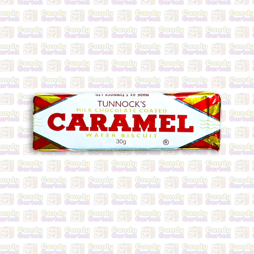 تانوكس بسكويت كرميل قصدير ويفر بالكراميل المغطى بش...