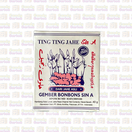 حلاوة زنجبيل 40 جرام مستورد اندونيسيا Ting Ting Ja...