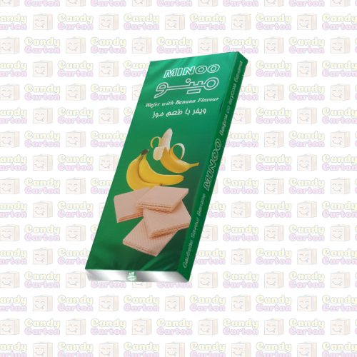مينو ويفر بنكهة الموز 35 جرام مستورد ايران Minoo W...
