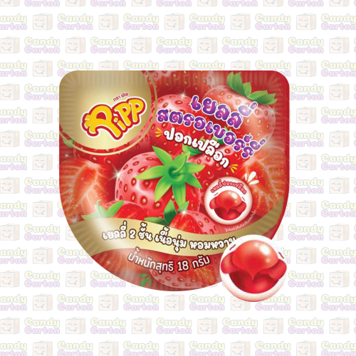 الجيلي المقشر نكهة الفراولة 18جم مستورد تايلند PIP...