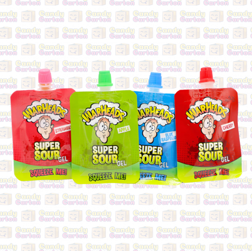WARHEADS وارهيدز حلاوة حامضة جل ( حبة نكهة عشوائية...