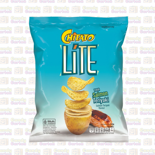 شيتاتو لايت رقائق بطاطس بنكهة سالمون ترياكي 65 جرا...