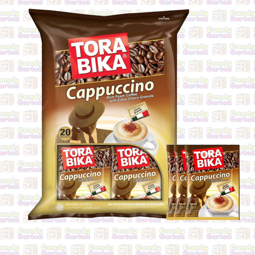 تورابيكا كابتشينو مع حبيبات الشوكولاته 20 كيس 25 ج...