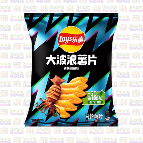 ليز شيبس الموجة نكهة الحبار المشوي 70 جرام مستورد...