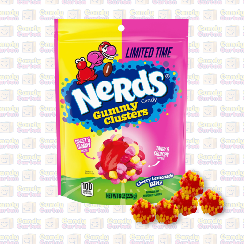 نيردز جامي كلوسترز حلوي بنكهة ليمونادة الكرز 141 ج...