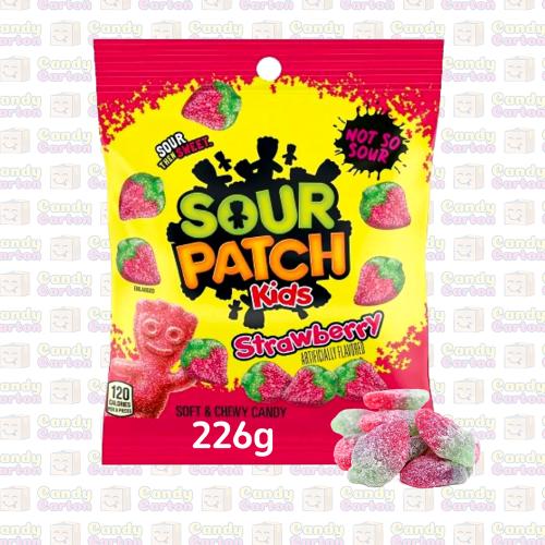 حلويات ساور باتش بنكهة الفراولة 226 جرام مستورد ام...