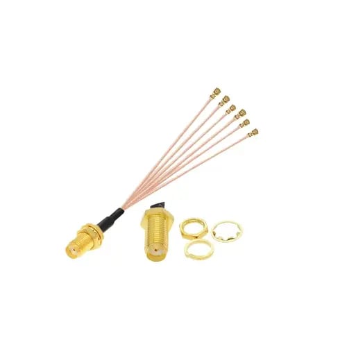 SMA signal splitter from 1 input to 6 outputs for...