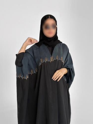 بشت حرير مغسول تطريز