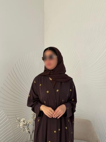 عباية جورجينا من الحرير الإيطالي الفاخر