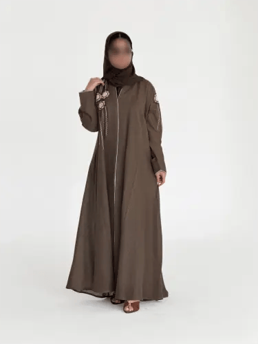 عباية لنن هندي شك يدوي