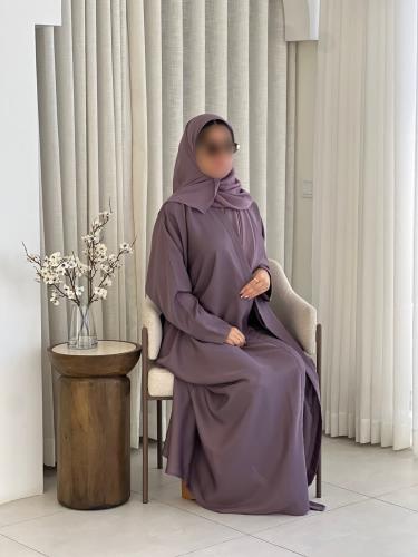 عباية ترف لمسة حرير كلوش نص فراشة