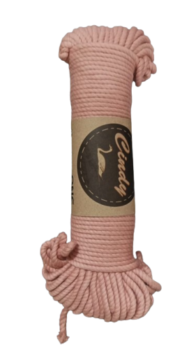 مكرمية 5 ملم زهري غامق Cindy Kordon