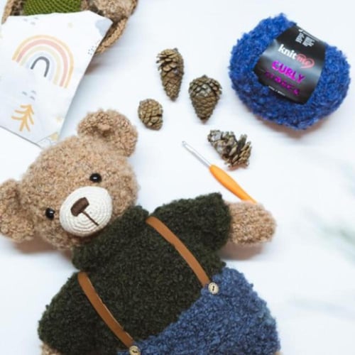 كيرلي الباكا Knitme Curly Alapca KC02