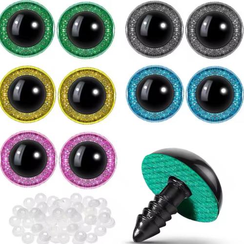 زوج عيون دمى 12 مم (ملون)