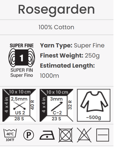 يارن ارت روزقاردن 315 Rosegarden