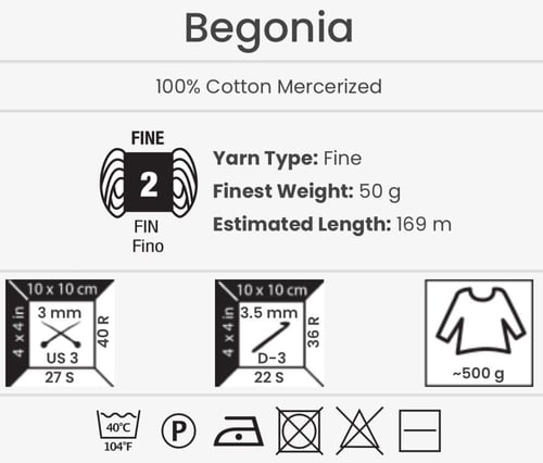 يارن ارت بيقونيا YarnArt Begonia 5303