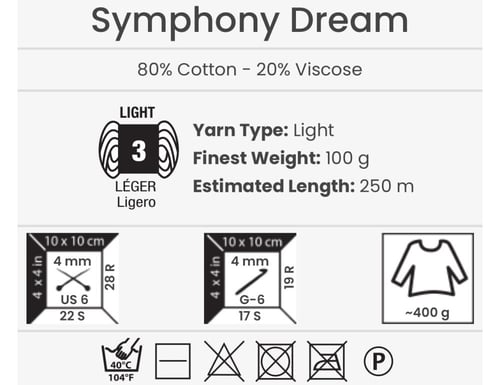 يارن ارت سيمفوني دريم Symphony Dream 3102