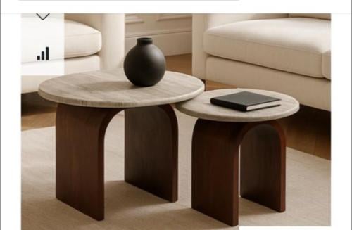 طاولتين خشب