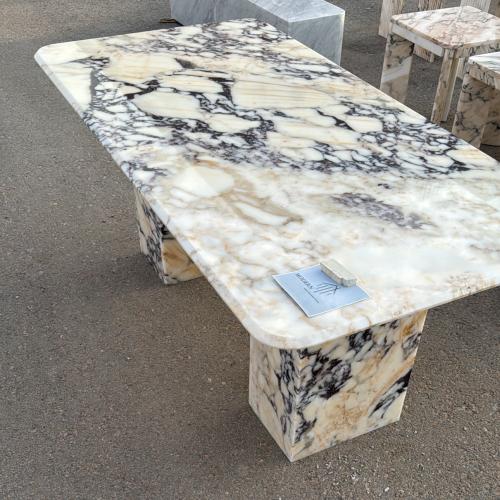 طاولة طعام رخام ايطالي طبيعي