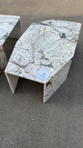 طاولة رخام ايطالي طبيعي