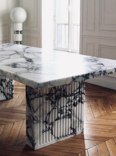 اكمال المبلغ طاولة طعام ماركينا اسود