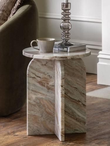 طاولة جانبية رخام