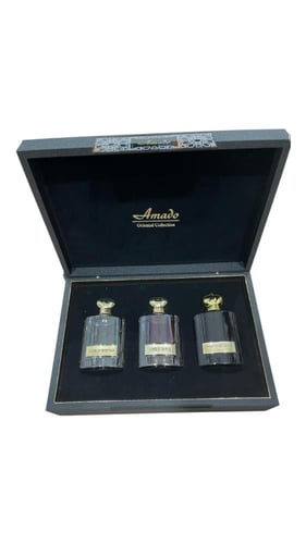 طقم عطر أمادو مكون من اريبيان هيرتيج و عنبر رويال...