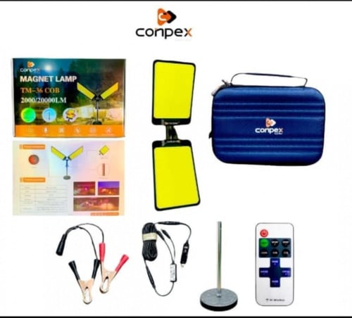 اضاءة تخييم شريحتين مع مغناطيس