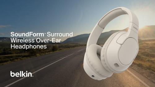 Belkin Bluetooth Headset, 60 Hours, Beige