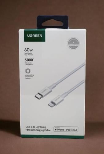 كيبل 1متر PD 60W ابيض من شركة UGREEN