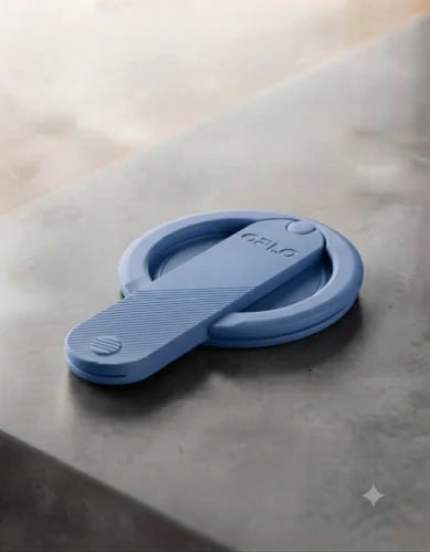 Mac Saif blue rubber grip