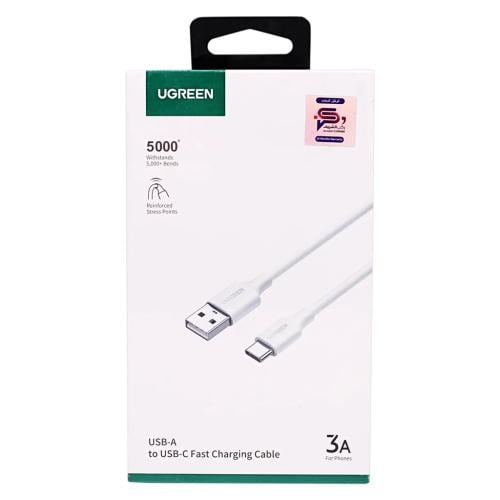 كيبل 2متر USB to C ابيض من UGREEN