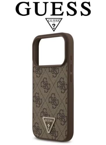 iPhone 17 Pro Brown Leather Case with Graphics by...