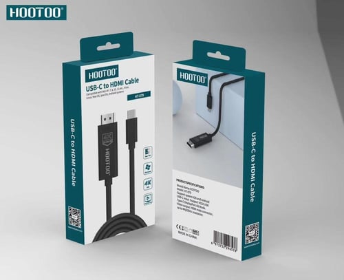 كيبل من C الى HDMI من شركة HOOTOO