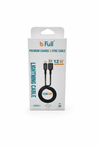 كيبل 1.2متر USB ايفون قماش من b Full