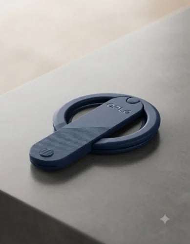 Mac Saif rubber grip, navy blue