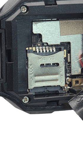 ساعة تتبع الطفل اللون الاسود