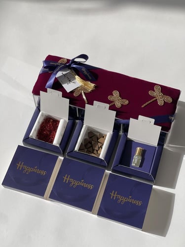 هدية شك يدوي فراشات