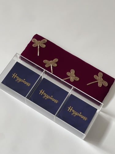 (بدون تعبئة ) - شك يدوي فراشات