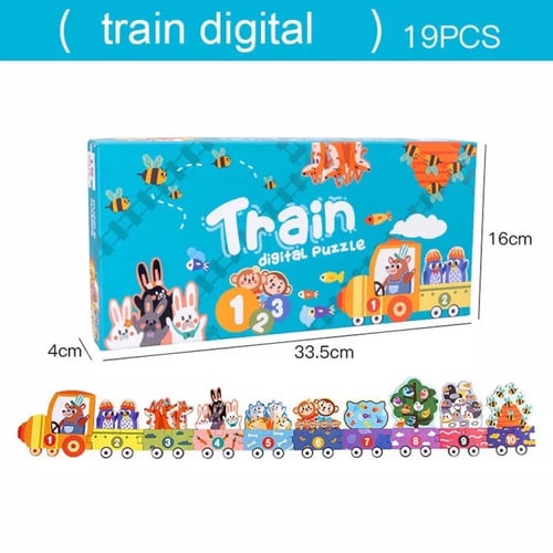 بزل تعليمي يتكون من 19 قطعة حجم كبير