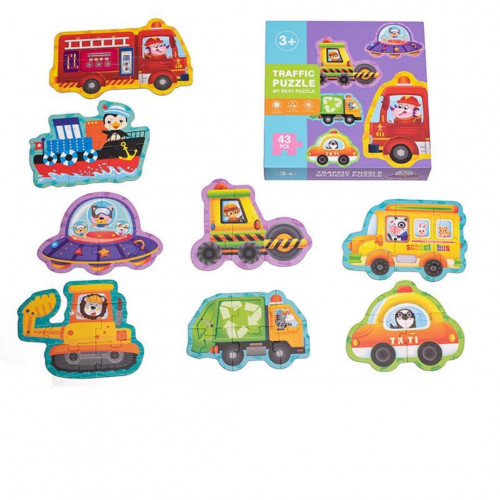 بزل خشبي حجم كبير يتكون من 43 قطعة