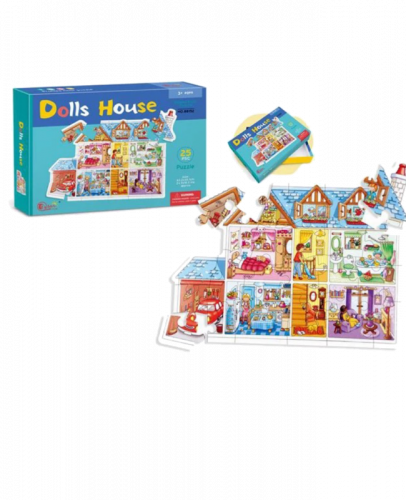 Educational puzzle consisting of 25 large-sized pi...