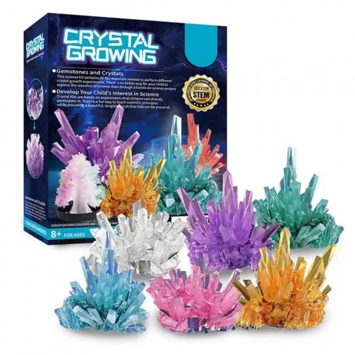 Educational game growth of the crystal