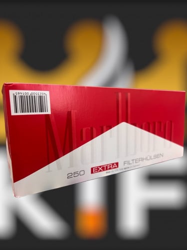 250 انبوب ملبورو احمر فارغ