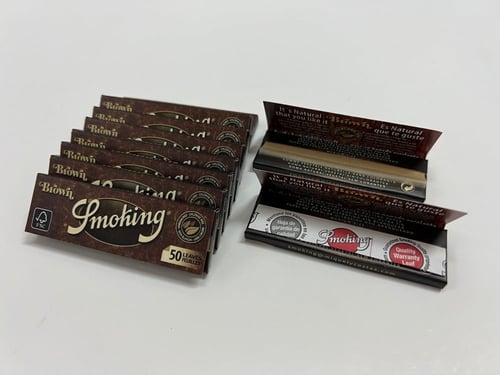 دفتر ورق سموكنق بني