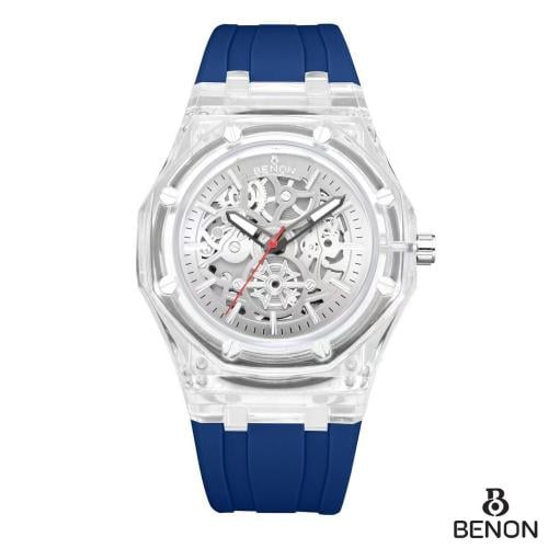 Benyon Rebell transparent watch for men