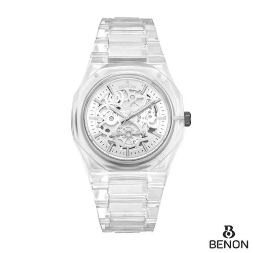 Men's Penon watch with strap and transparent frame