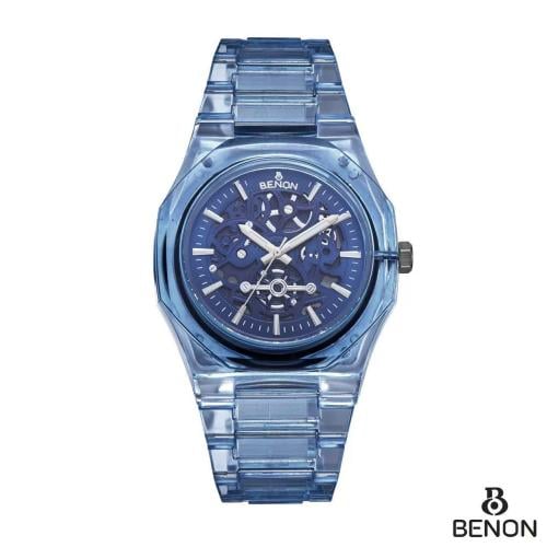Men's Penon watch with strap and transparent frame